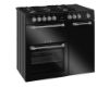 Picture of Leisure PR100F530K Cuisinemaster Pro 100cm Dual Fuel Range Cooker with Three Ovens in Black