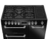 Picture of Leisure PR100F530K Cuisinemaster Pro 100cm Dual Fuel Range Cooker with Three Ovens in Black