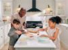 Picture of Leisure PR100F530K Cuisinemaster Pro 100cm Dual Fuel Range Cooker with Three Ovens in Black