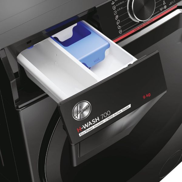 Picture of Hoover H7W 69MBCR 9kg 1600 Spin Washing Machine with Ultra-Wide Drum in Graphite-Discontinued