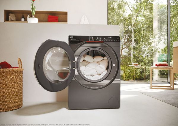 Picture of Hoover H7W 69MBCR 9kg 1600 Spin Washing Machine with Ultra-Wide Drum in Graphite-Discontinued