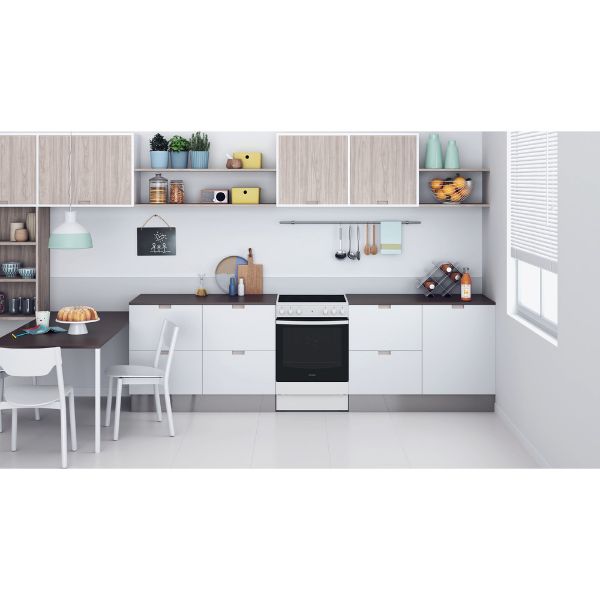Picture of Indesit IS67V5KHW 60cm Freestanding Electric Cooker with Ceramic Hob