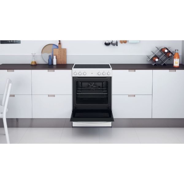 Picture of Indesit IS67V5KHW 60cm Freestanding Electric Cooker with Ceramic Hob