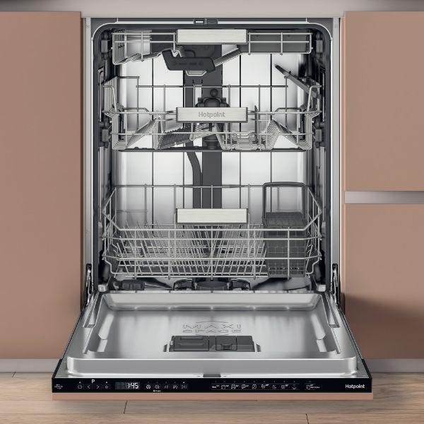 Hotpoint Hydroforce H8I HP42 L UK Built in 14 Place Setting Dishwasher - Ex Display open