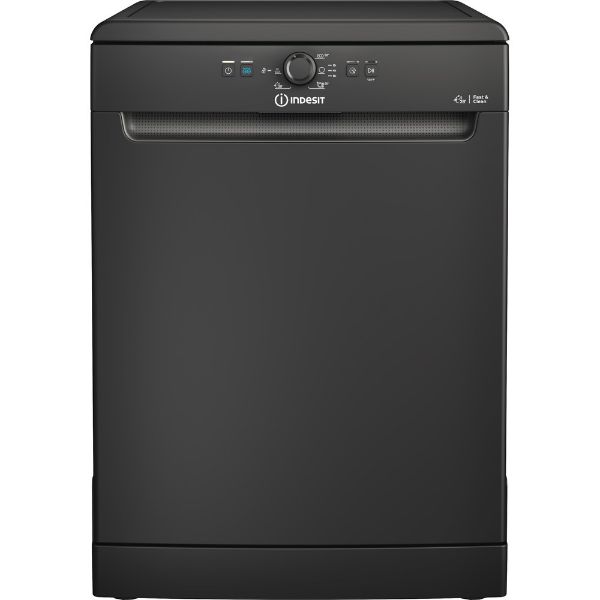 Picture of Indesit D2F HK26 B UK Full Size Freestanding Dishwasher with 14 Place Settings