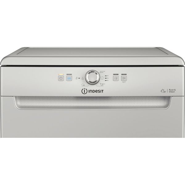 Picture of Indesit D2F HK26 S UK Full Size Dishwasher in Silver