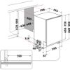 Picture of Indesit D2I HD526 UK Full Size Integrated Dishwasher with 14 Place Settings