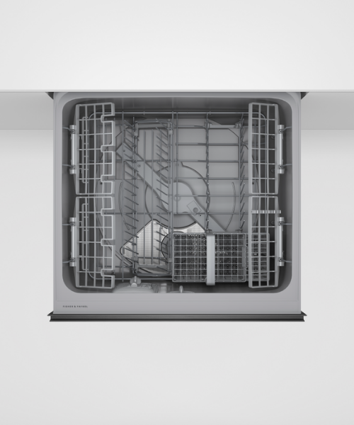 Fisher and Paykel DD60D2HNB9 Series 7 Double DishDrawer™ - BlackTopEmpty