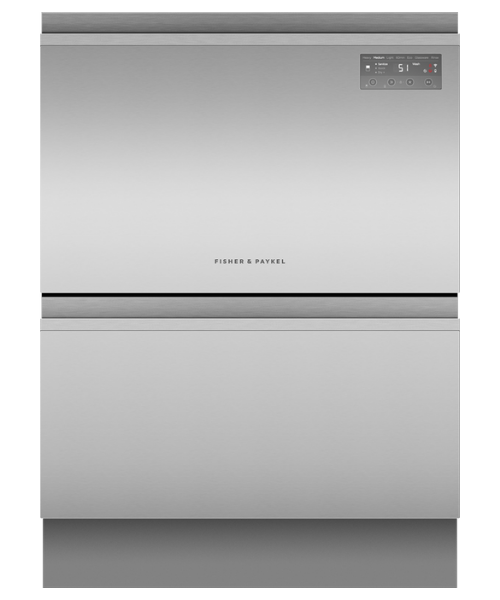 Fisher and Paykel DD60D2HNX9 Series 7 Double DishDrawer™ Stainless Steel