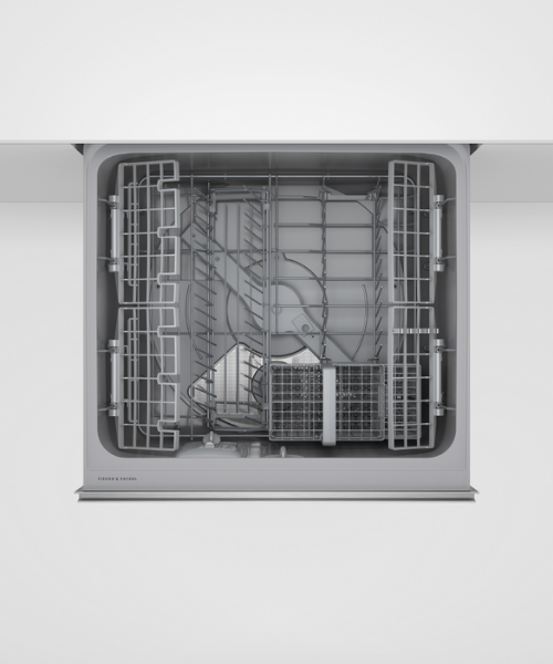 Fisher and Paykel DD60D2HNX9 Series 7 Double DishDrawer™ Stainless SteelTopEmpty