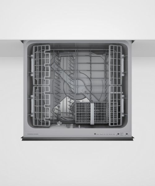 Fisher and Paykel DD60D4HNB9 Series 9 Double DishDrawer™ - Black SteelBirdsEyeEmpty