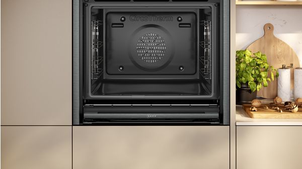 Picture of Neff B64CS71G0B N 90 Built in Single Electric Oven with Pyrolytic & Hydrolytic Cleaning