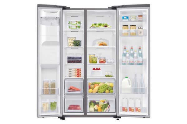 Picture of Samsung RS65R5401M9 American Style Fridge Freezer in Matt Silver-Discontinued