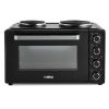 Picture of Tower T14045 42L Mini Oven with Hot Plates in Black with Silver Accents