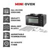 Picture of Tower T14045 42L Mini Oven with Hot Plates in Black with Silver Accents
