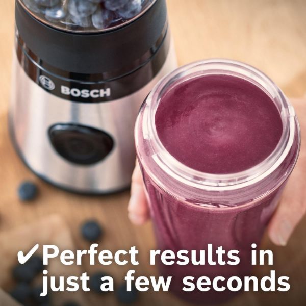 Picture of Bosch MMB2111MG VitaPower Serie 2 450W ProPerformance System Mini Blender - Stainless Steel - Discontinued