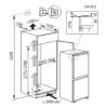 Picture of Hisense RIB312F4AWF 54cm Integrated Frost Free Fridge Freezer in White-Discontinued