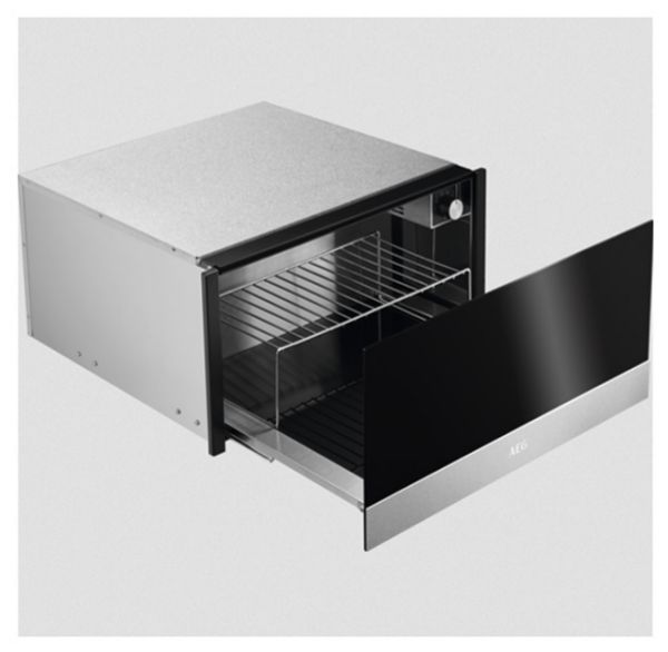 Picture of AEG KDK912924M Built in Warming Drawer with AntiFingerprint Coating in Black/Stainless Steel