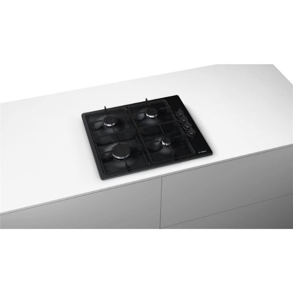 Bosch PBP6B6B60 Serie 2 60cm Gas Hob in Black_hob in countertop