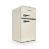 Montpellier MAB2035EC Undercounter Retro Fridge Freezer in Cream_side