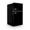 Montpellier MAB2035EK Undercounter Retro Fridge Freezer in Black_side view