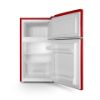 Montpellier MAB2035ER Undercounter Retro Fridge Freezer in Red_interior