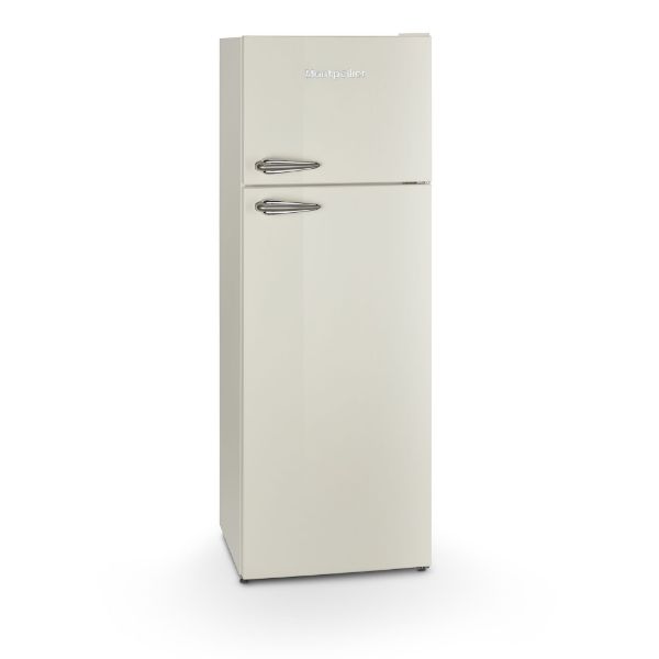 Montpellier MAB346EC Retro Top Mount Fridge Freezer in Cream_side