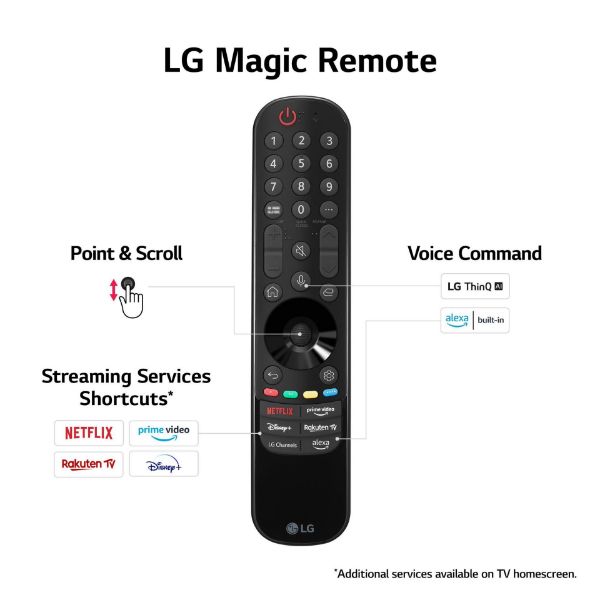 LG OLED77C36LC_AEK 77" 4K OLED Smart TV_remote