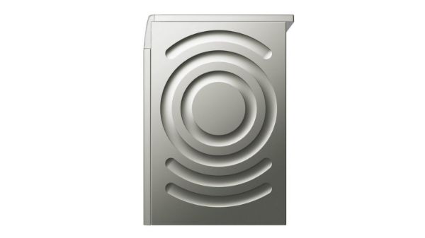 Bosch WGG254ZSGB 10kg 1400 Spin Washing Machine - Silver Inox_side view