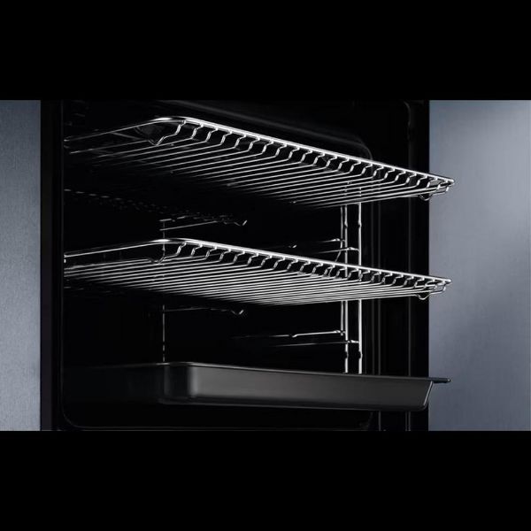AEG BEX33501EB 59.4cm Built In Electric Single Oven - Black_shelves