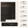 LG OLED55C46LA.AEK 55" 4K OLED EVO Smart TV _connectivity