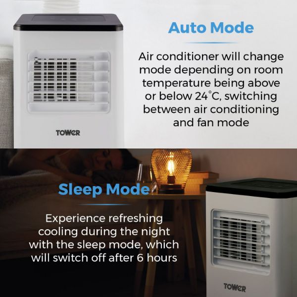 T668013 3 In 1 Air Conditioner Unit with Remote and Timer_auto mode and sleep mode