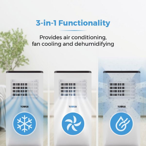 T668013 3 In 1 Air Conditioner Unit with Remote and Timer_3 in 1 functionality