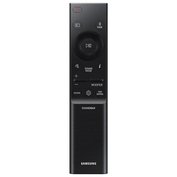 Samsung HW-S700D/XU 3.1ch Ultra slim, Dolby Atmos, DTS Virtual:X, Q-Symphony with Wireless Subwoofer - Titan Black_remote control