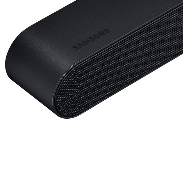 Samsung HW-S700D/XU 3.1ch Ultra slim, Dolby Atmos, DTS Virtual:X, Q-Symphony with Wireless Subwoofer - Titan Black_curved edges