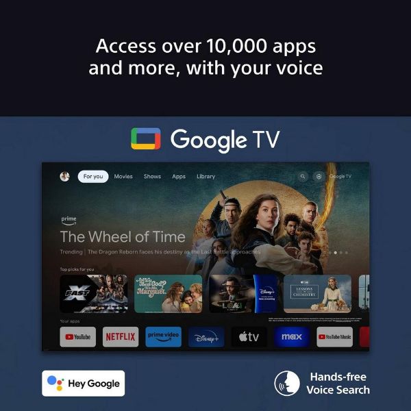 Sony K85XR90PU 85" 4K BRAVIA 9 QLED HDR Google TV_Google TV apps