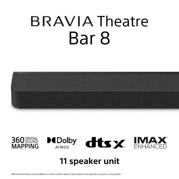 Sony HTA8000.CEK 5.0.2 Dolby Atmos® Soundbar - Black_bravia theatre bar 8