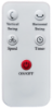 Vybra VS001-OF Dual Height Tilt & Swing Oscillating Fan in White with Remote_remote control