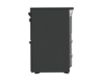 Hotpoint HDEU67V9C2B/UK 60cm Double Oven Electric Cooker with Ceramic Hob - Black_side view