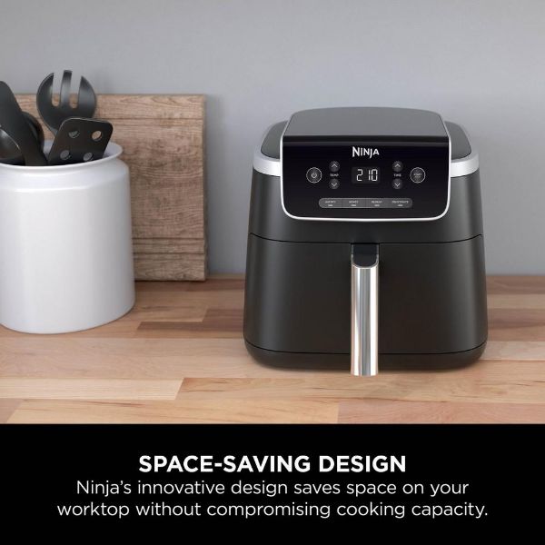 Ninja AF140UK Air Fryer PRO 4.7L - Black_space-saving design