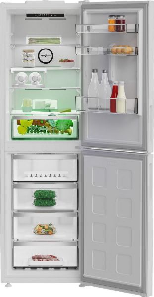 Blomberg VitaminCare+ KND24692V 59.7cm 50/50 Total No Frost Combi Fridge Freezer - White_open door