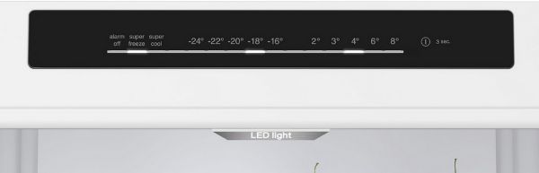 Bosch KGN392LAFG 60cm 70/30 No Frost Fridge Freezer - Stainless Steel_control panel