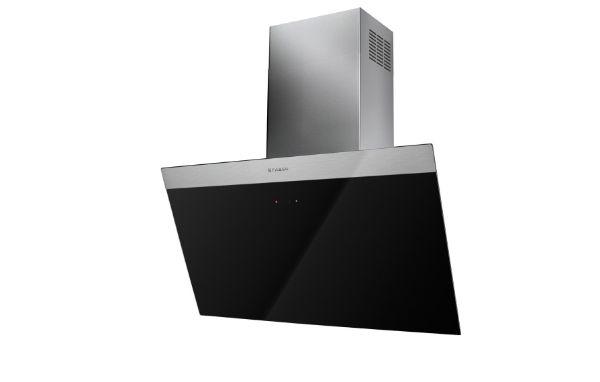 Faber DAISY EG6 LED BK A80 80cm Angled Wall Mounted Cooker Hood_main