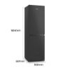 Hisense RB327N4BBE 55cm 50/50 Total No Frost Fridge Freezer - Black Steel_dimensions
