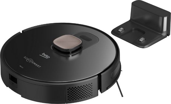 Beko VRR61414VB RoboSmart Robot Vacuum Cleaner - 130 Minutes Run Time - Black_charging