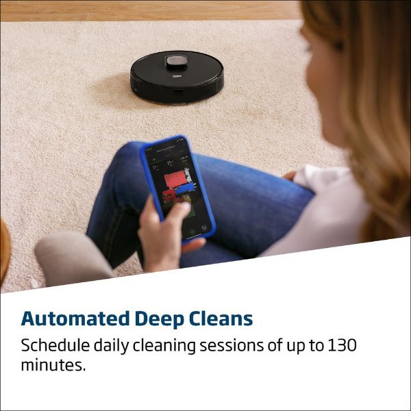 Beko VRR61414VB RoboSmart Robot Vacuum Cleaner - 130 Minutes Run Time - Black_automated deep cleans