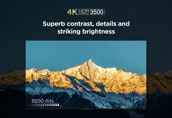 TCL 75C855K 75" 4K HDR QLED Android TV_superb contrast