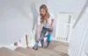 Shark HZ4000UKT PowerDetect Corded Stick Vacuum Cleaner - Dark Teal_stairs