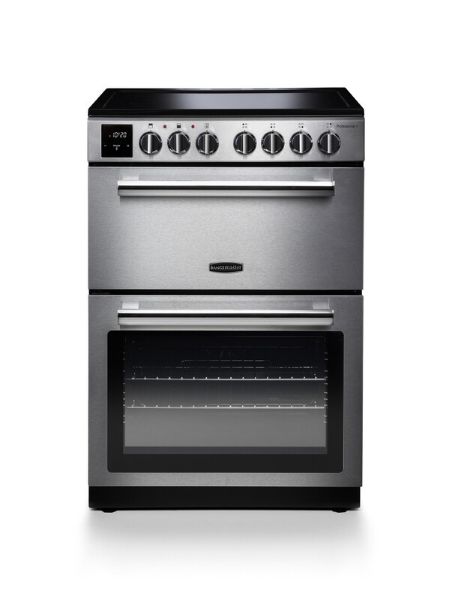 Picture of Rangemaster 128180 Professional+ 60 Ceramic Cooker in Stainless Steel with Chrome Trim - PROPL60ECSS/C