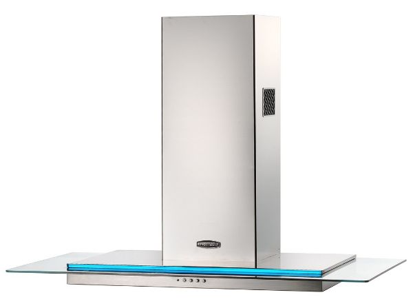 Rangemaster 69320 90cm Toledo Cooking Hood in Stainless Steel and Glass - RMHDT90SS/